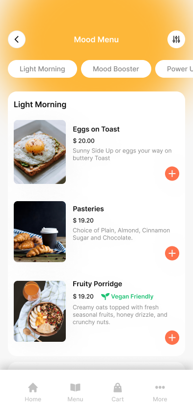 Mood Menu